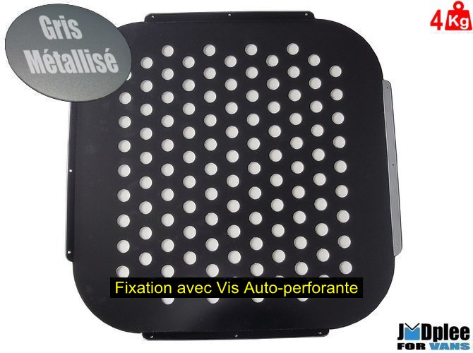 RAL GRIS - DELIVER 9-Grille Anti-Effraction Portes Arri�res (Tous Volumes) - La Paire
