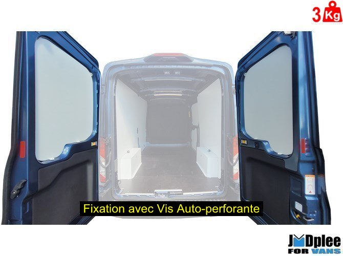 RAL BLANC - DELIVER 9-Portes Arri�re Basses (Tous Volumes) - La Paire