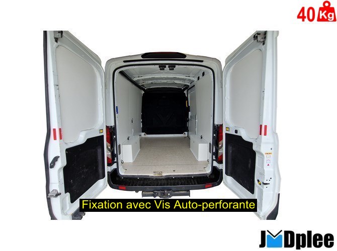RAL BLANC - DELIVER 9 L3H2-Kit + Portes Ar Hautes ss Plancher 0 Plc Traction