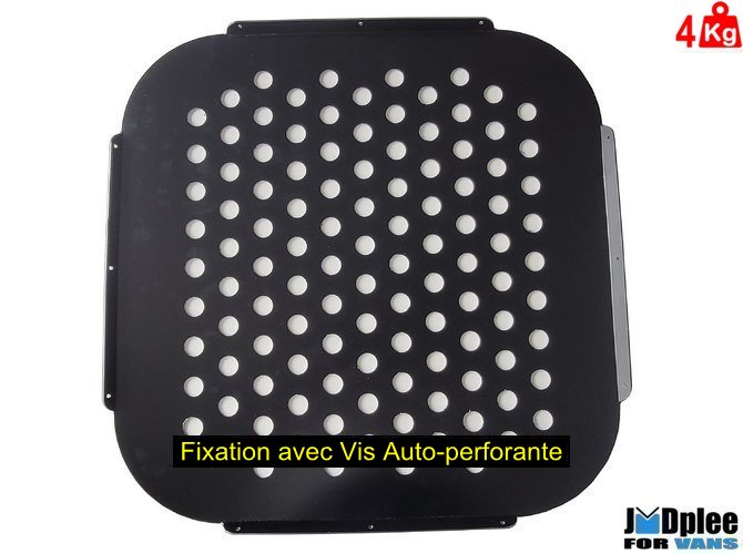 RAL NOIR - DELIVER 9-Grille Anti-Effraction Portes Arri�res (Tous Volumes) - La Paire
