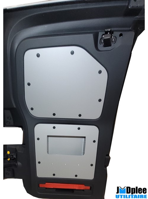 RAL GRIS - ID BUZZ -Portes Arri�re Hautes H1 - La Paire